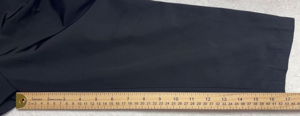 Chico's Zenergy Chloe Chain Trim Jacket Black Size 3 (XL/16) Windbreaker - Picture 11 of 13